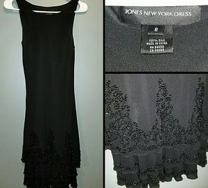 Jones New York Beaded Dress Size 8